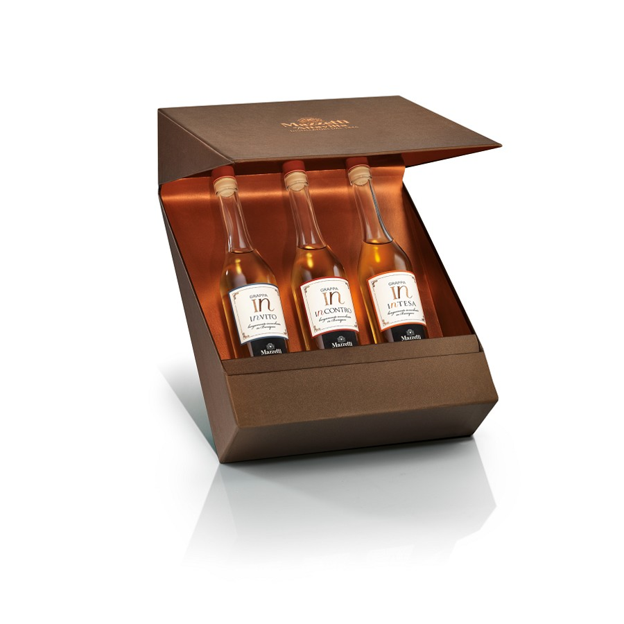 Mazzetti d'Altavilla - 3x Grappa. Invito, Incontro och Intesa