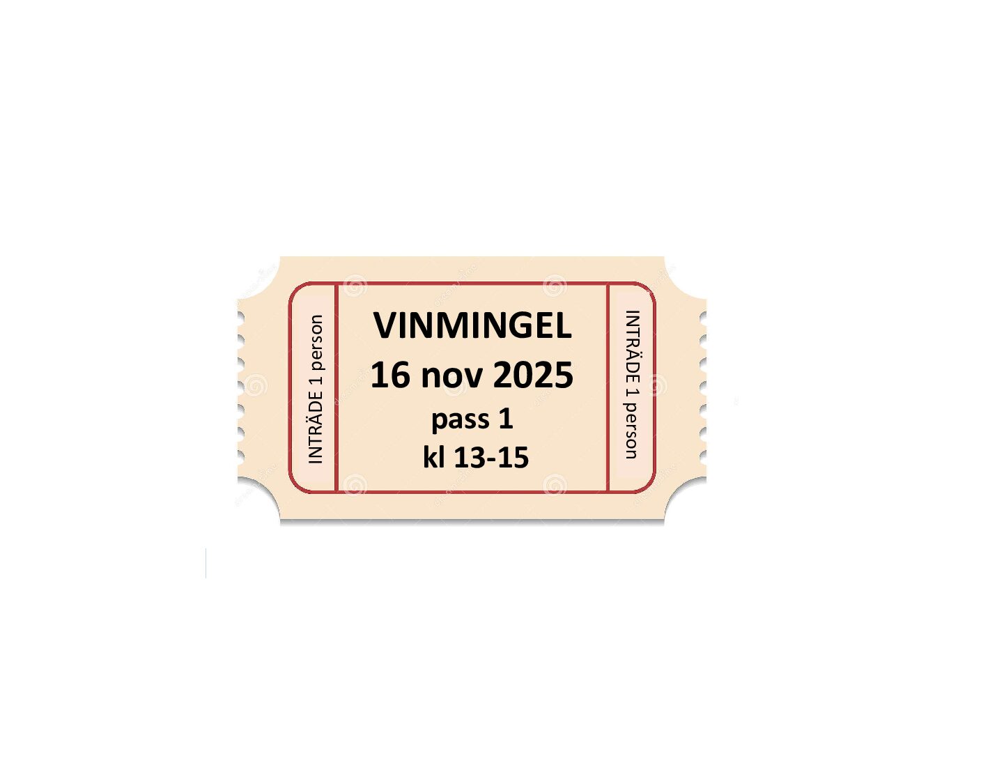 Inträde Vinmingel Pass 1 den 16 november 2025