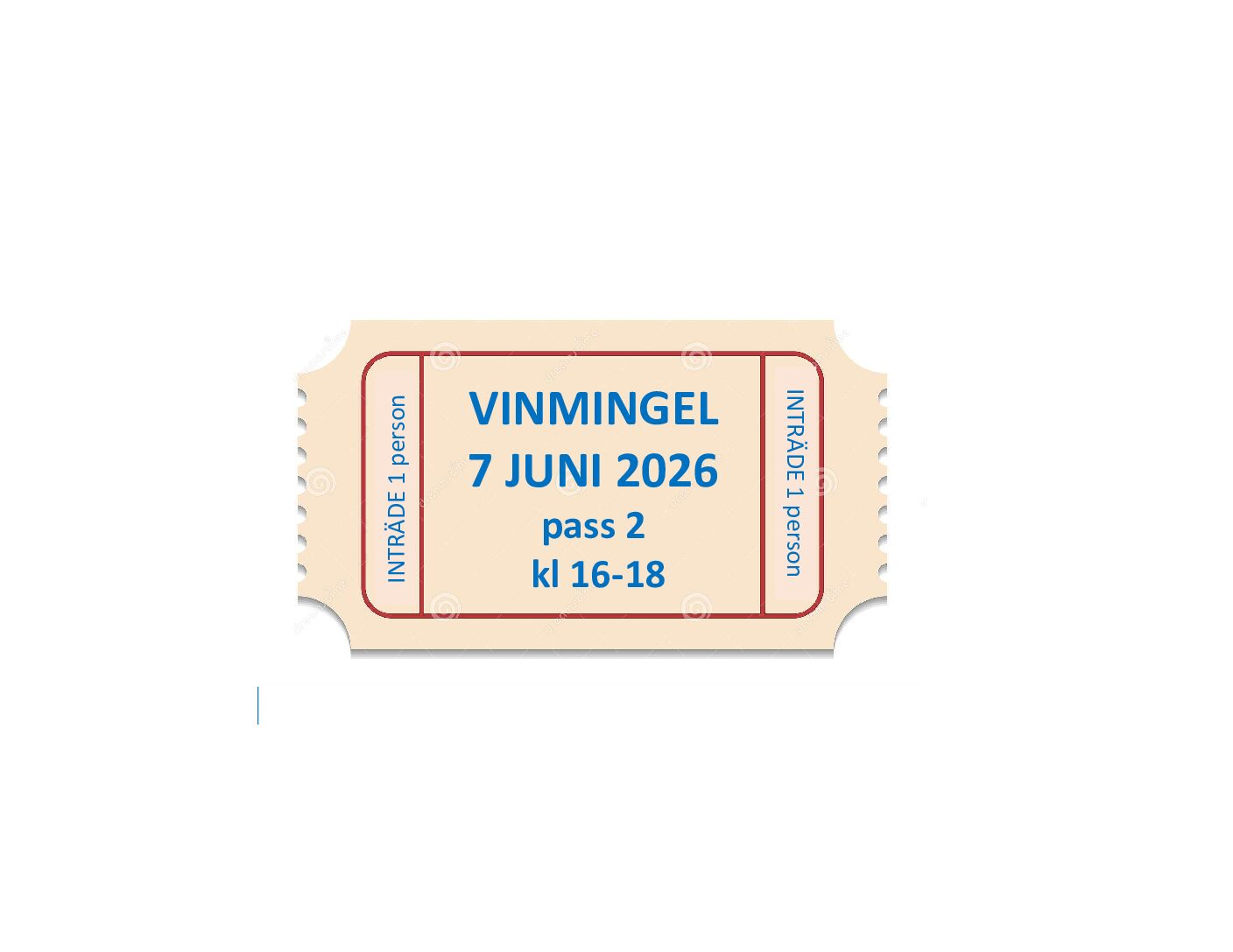 Inträde Vinmingel Pass 2 den 7 juni 2026
